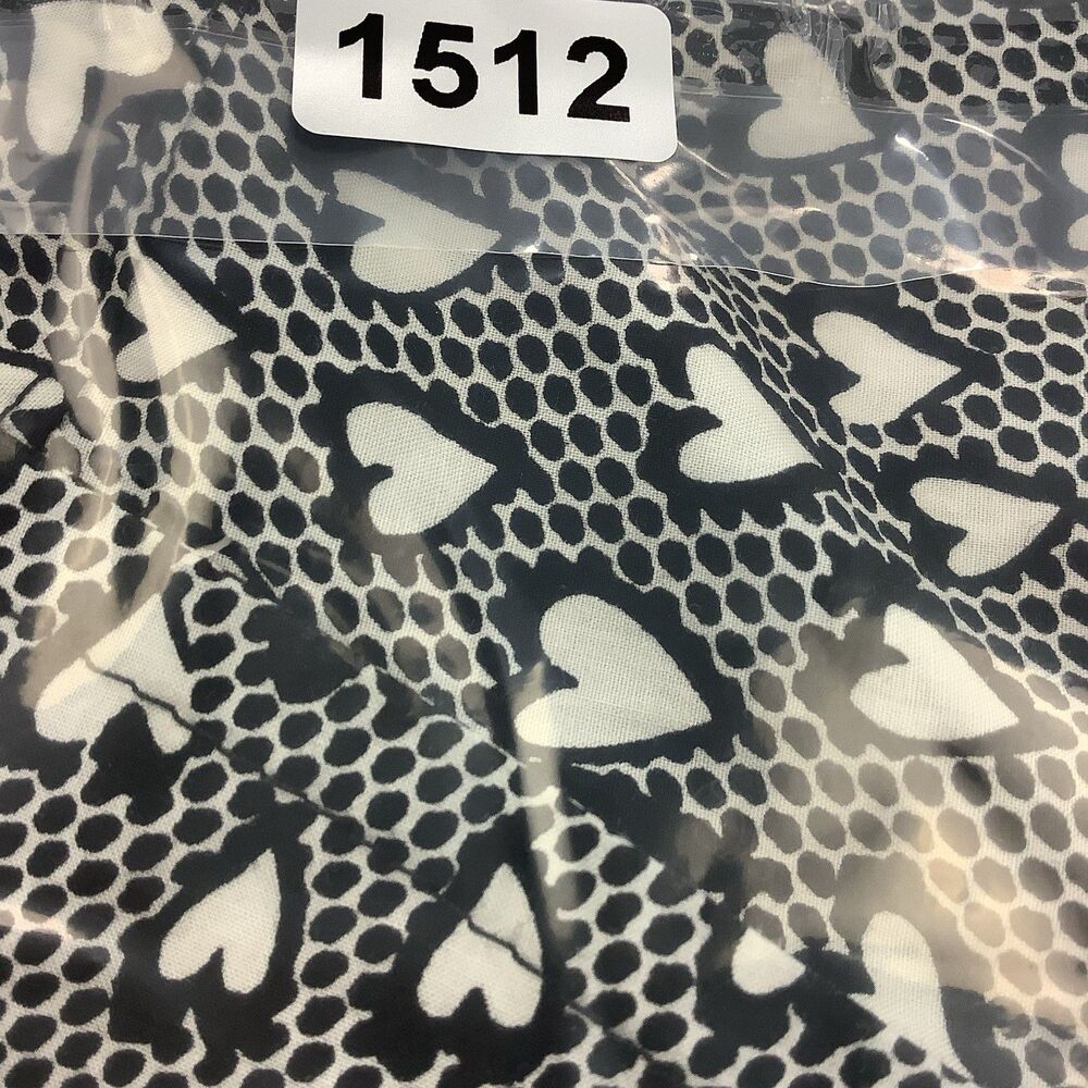 Talbots Button Front Shirt Top Heart Print Roll Tab Sleeve Women 14W Black White - Picture 14 of 15